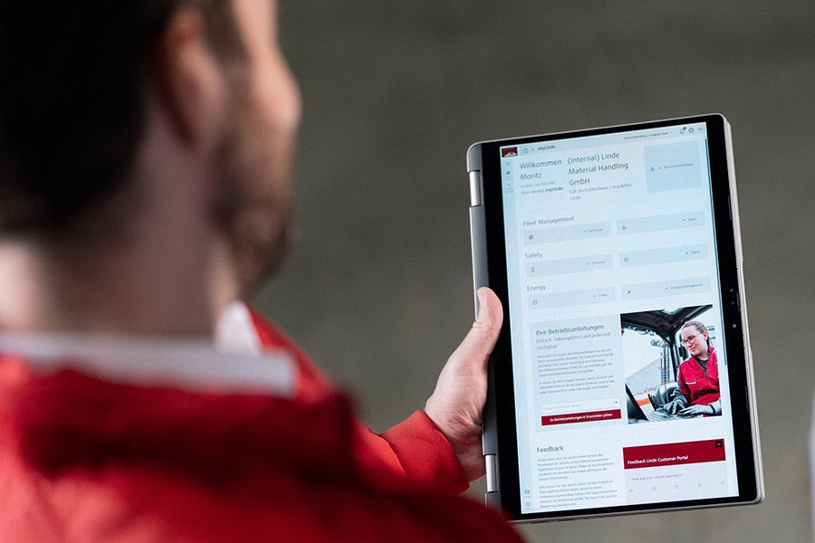 New software portal ‘myLinde’ combines various fleet applications 1
