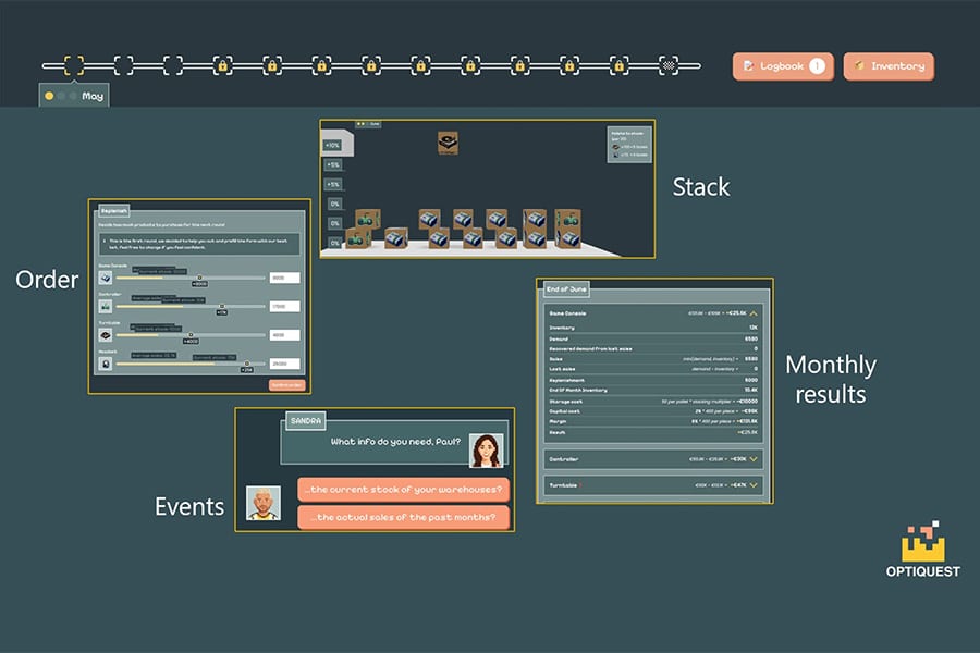 New business game with a touch of retro fun in the world of inventory management 1