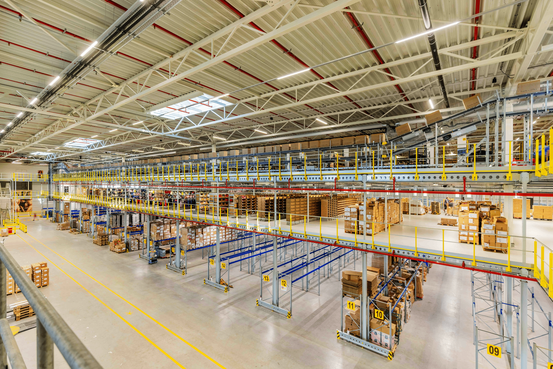 Logistieke mezzaninevloeren door hoogwaardig engineeringsniveau overal mogelijk 4