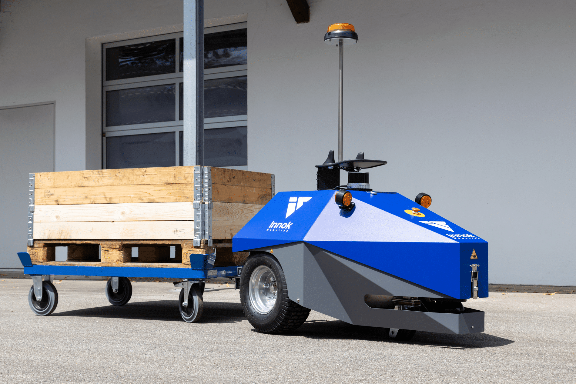 Kar ziehende AMR als ideale flexible Schale 2