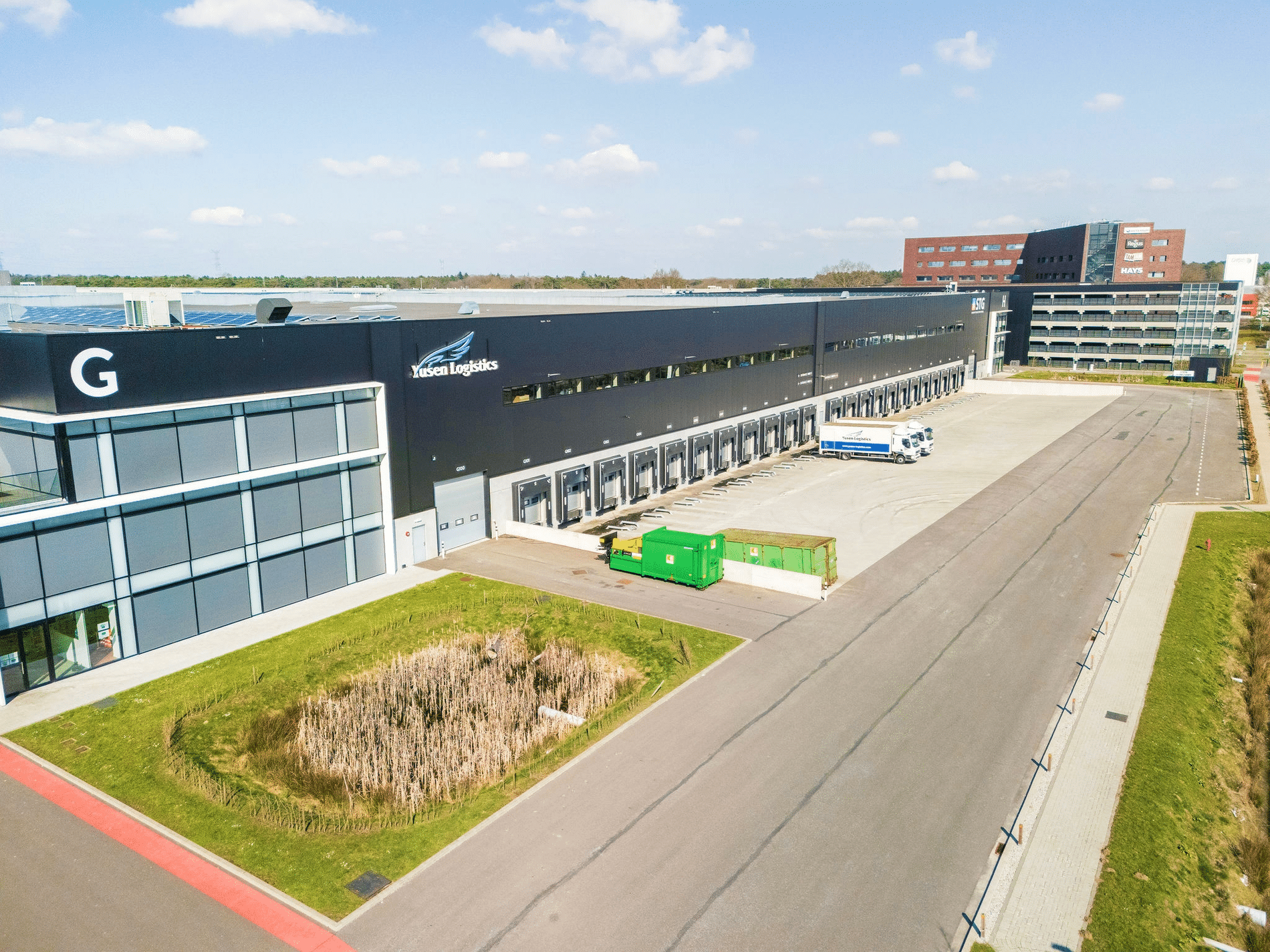 Frank Joosen Architecten zet duurzaamheid centraal bij ontwerp logistieke sites voor Bauwens Logistics en Herentals Green Logistics 1