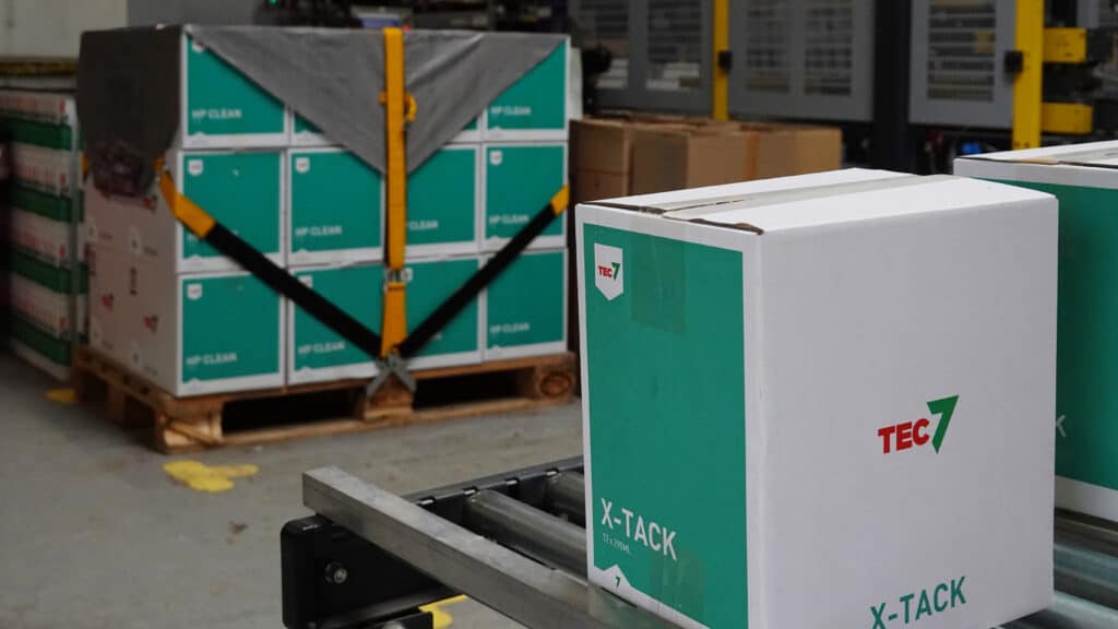 Novatech International is replacing stretch film with reusable pallet wraps from return2sender 2